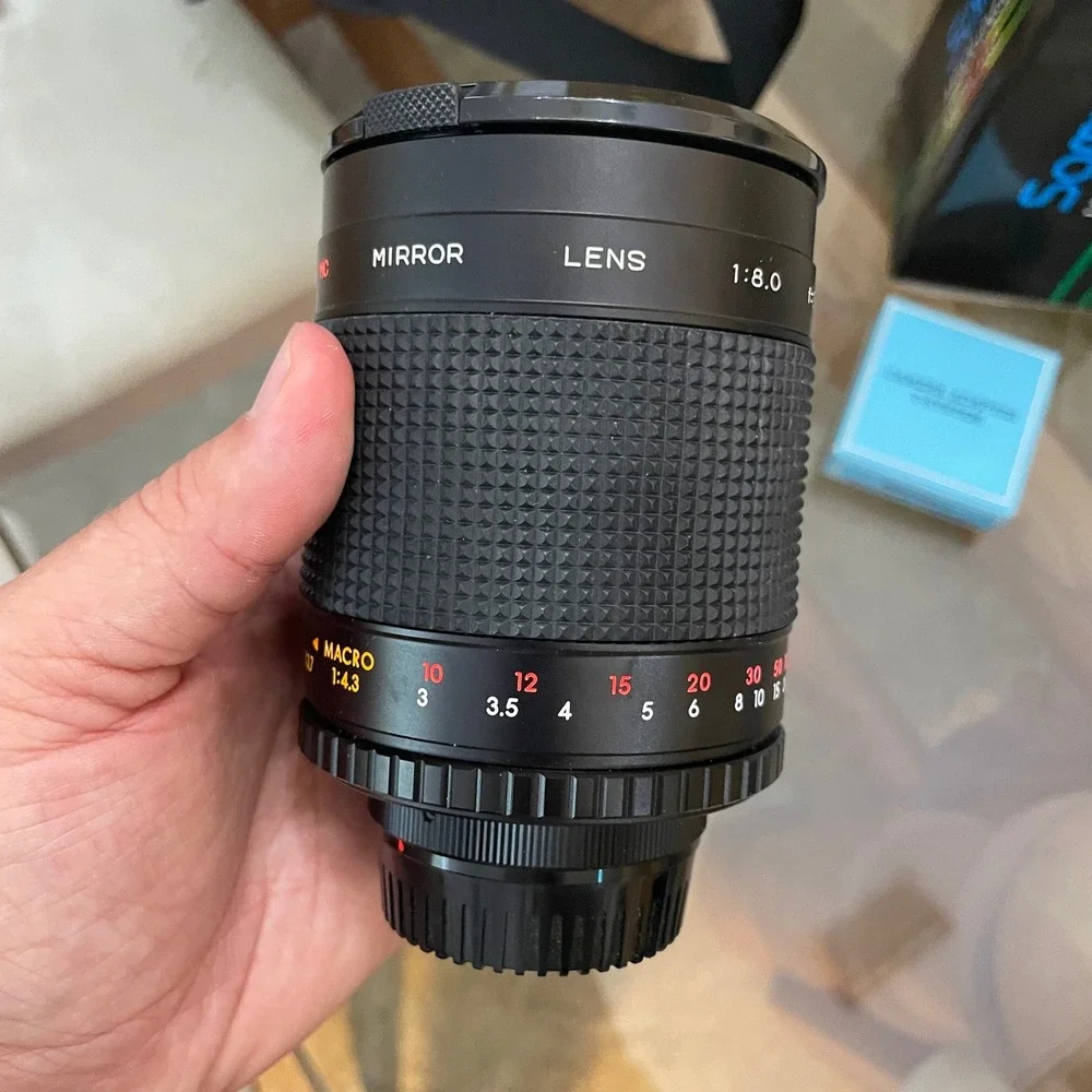 Phoenix Samyang 500mm f/8.0 Mirror Lens Multi-Coated T-Mount w/ Box and Filters